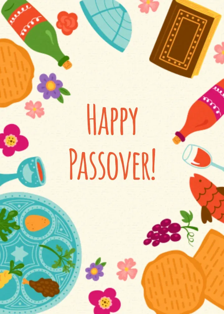 Seder Plate card front