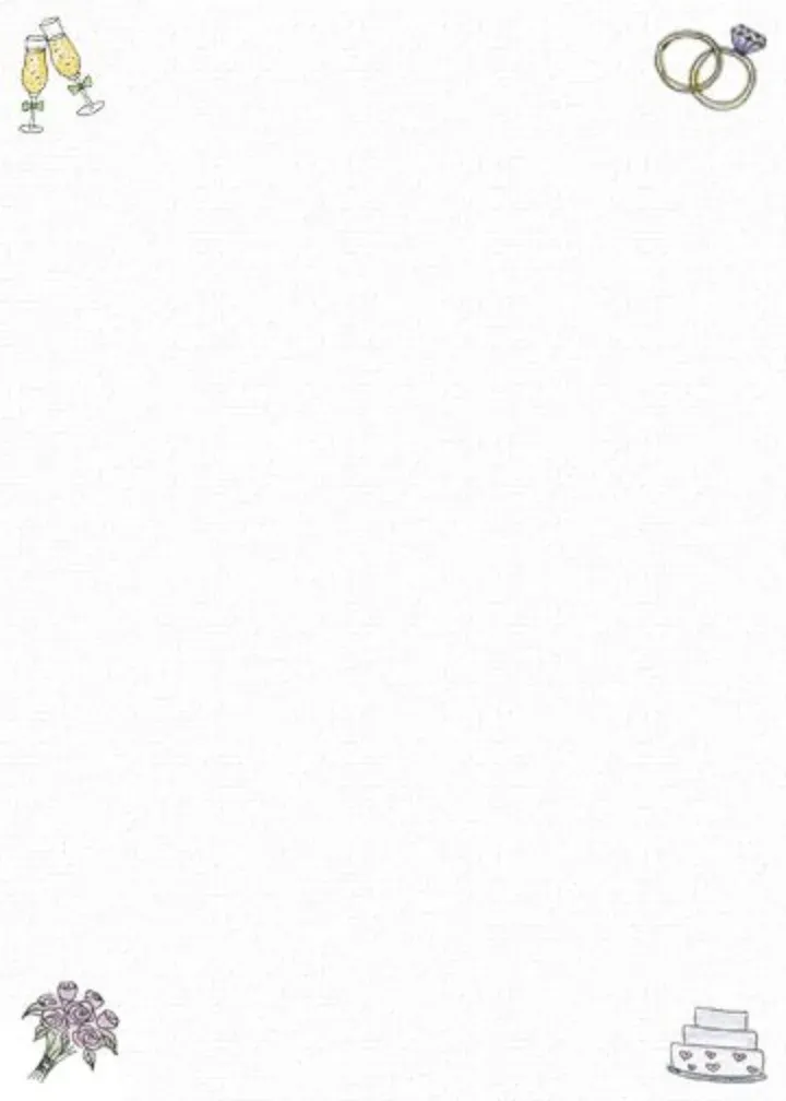 We Got Married! card inside left