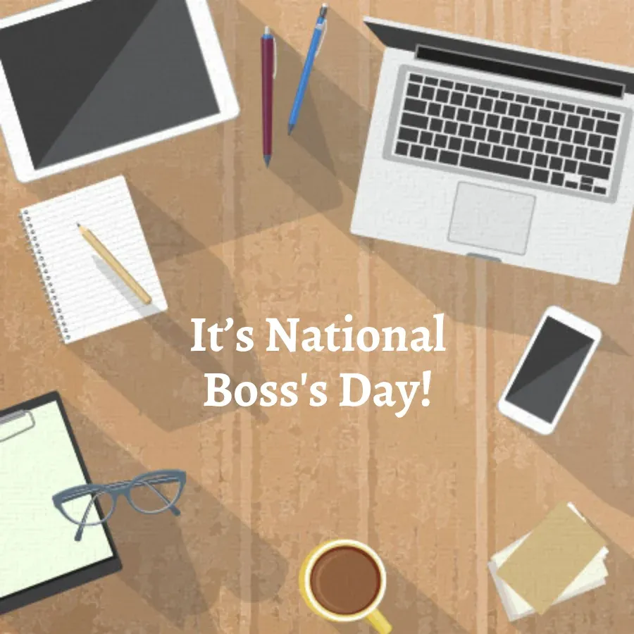 Boss's Day Desk card front