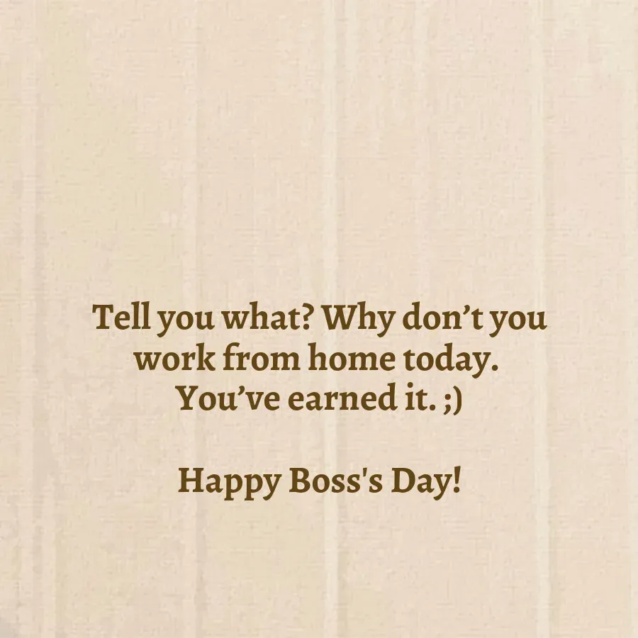 Boss's Day Desk card inside right