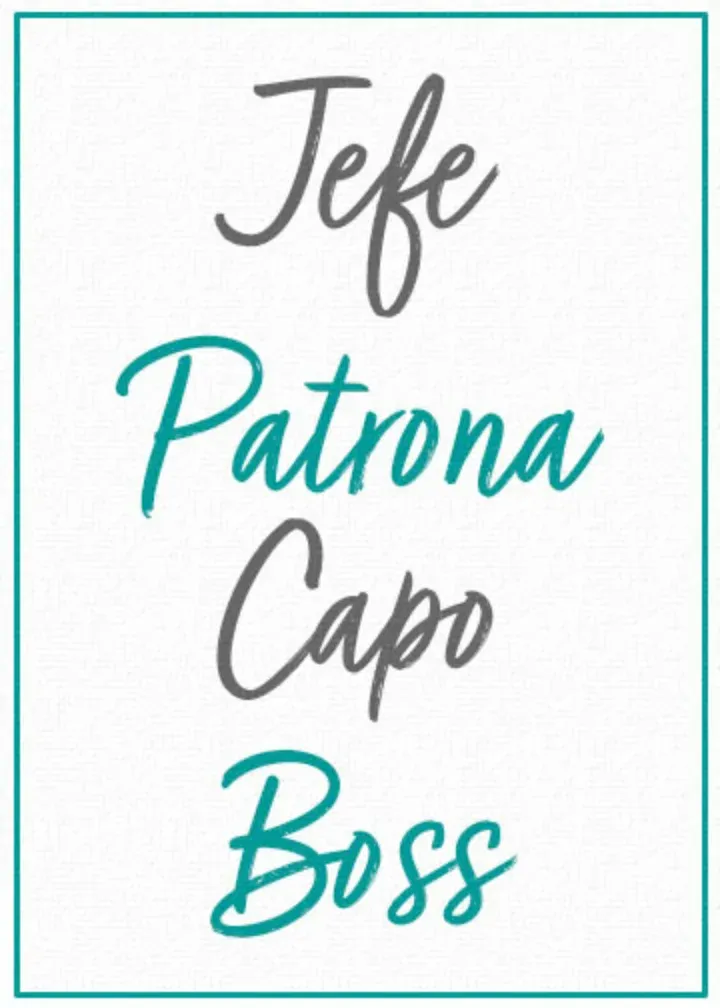 Best Boss In Any Language card front