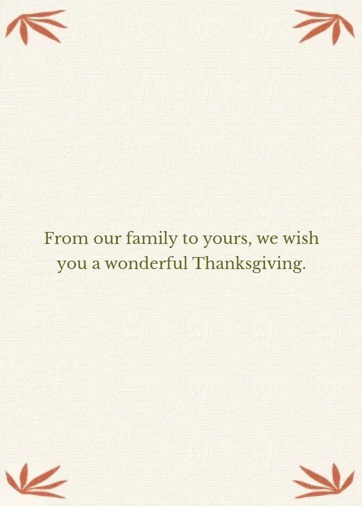 Abstract Thanksgiving card inside right