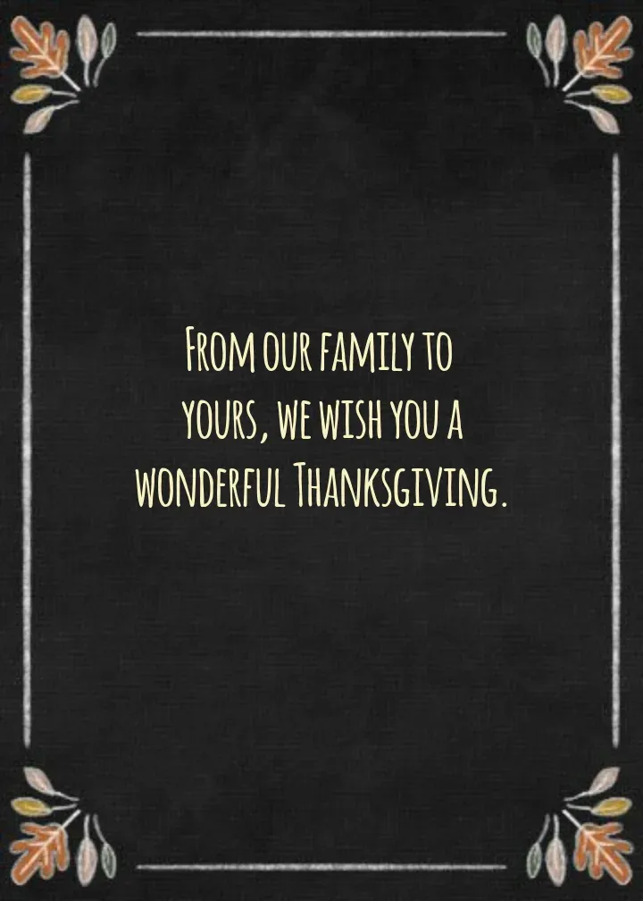 Thankful, Grateful, Blessed card inside right