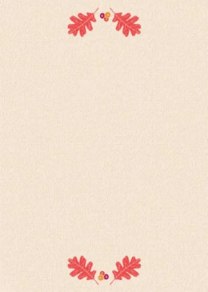 Rustic Thanksgiving Photo card inside left