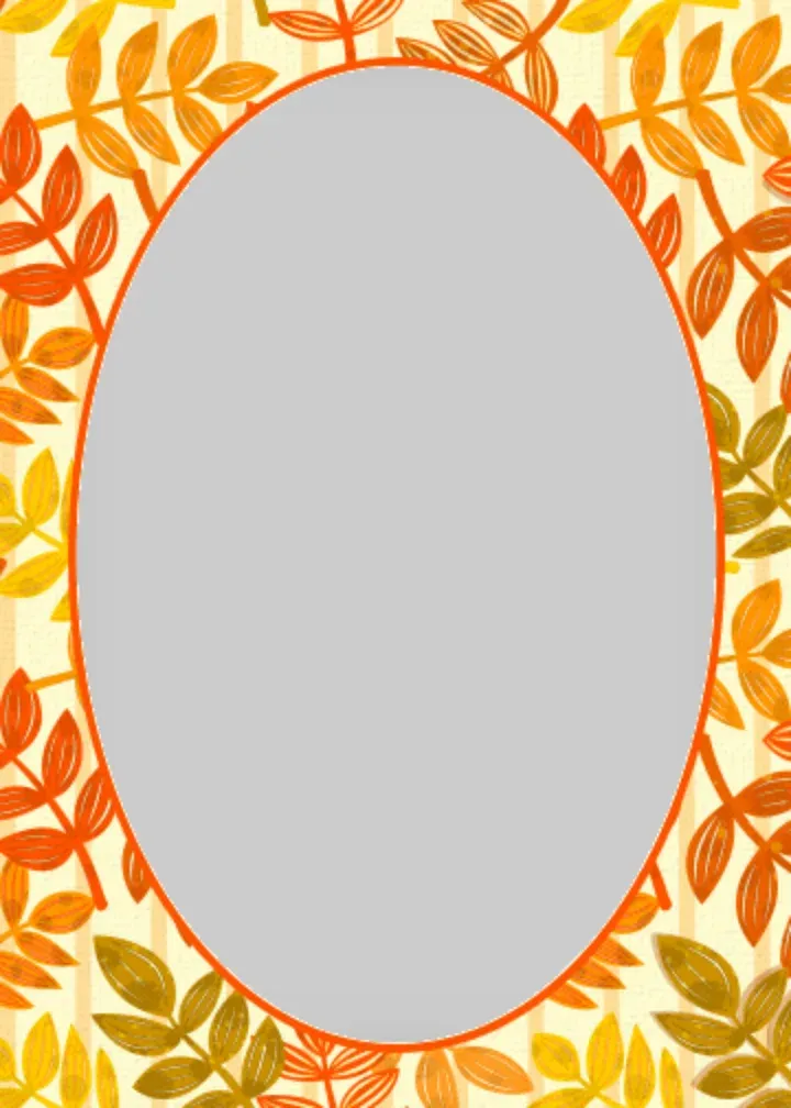Autumn Photo Frame card front