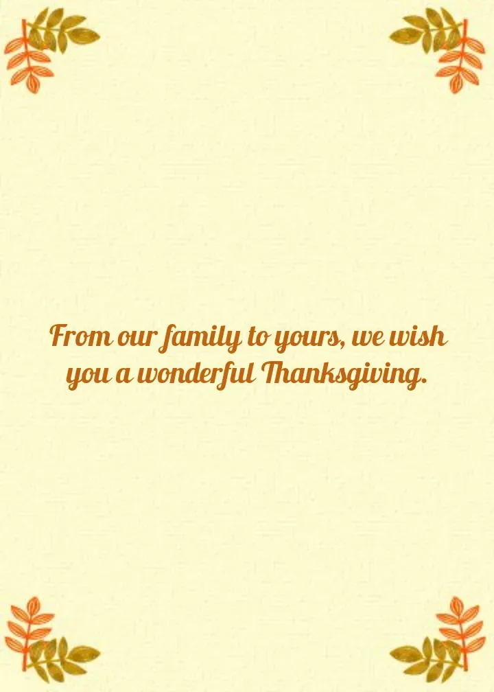 Autumn Photo Frame card inside right