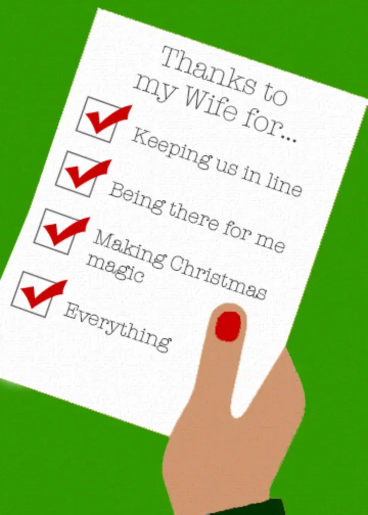 Thanks For All You Do card front