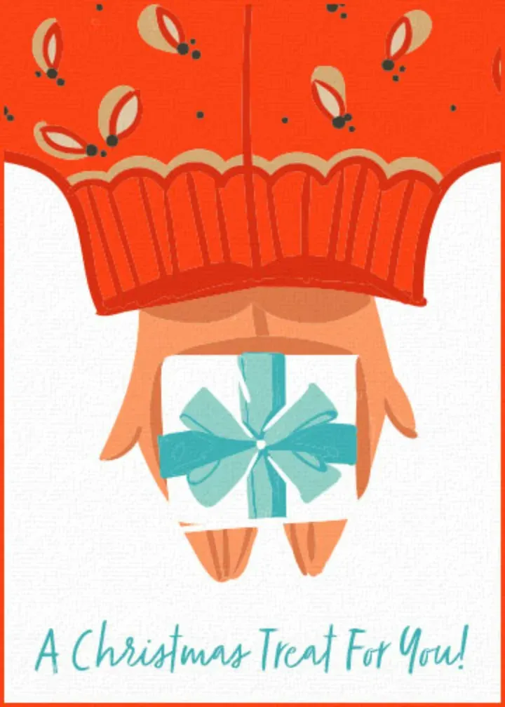 Christmas Treat For You card front
