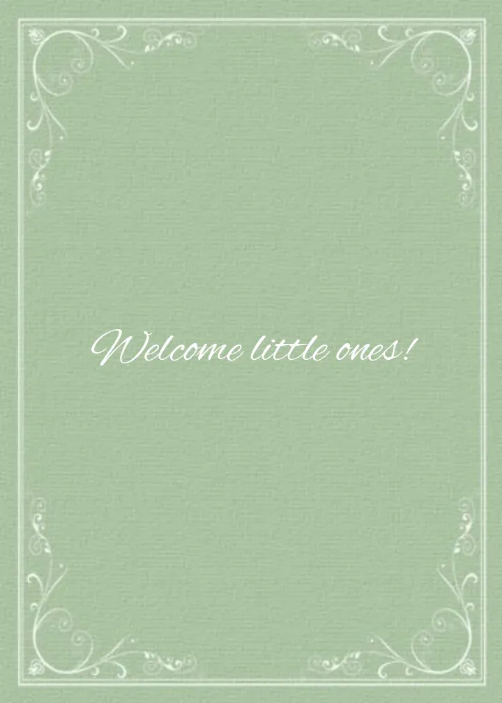 Twins Congratulations card inside right