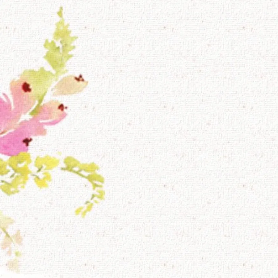 Blushing Daisies card inside left