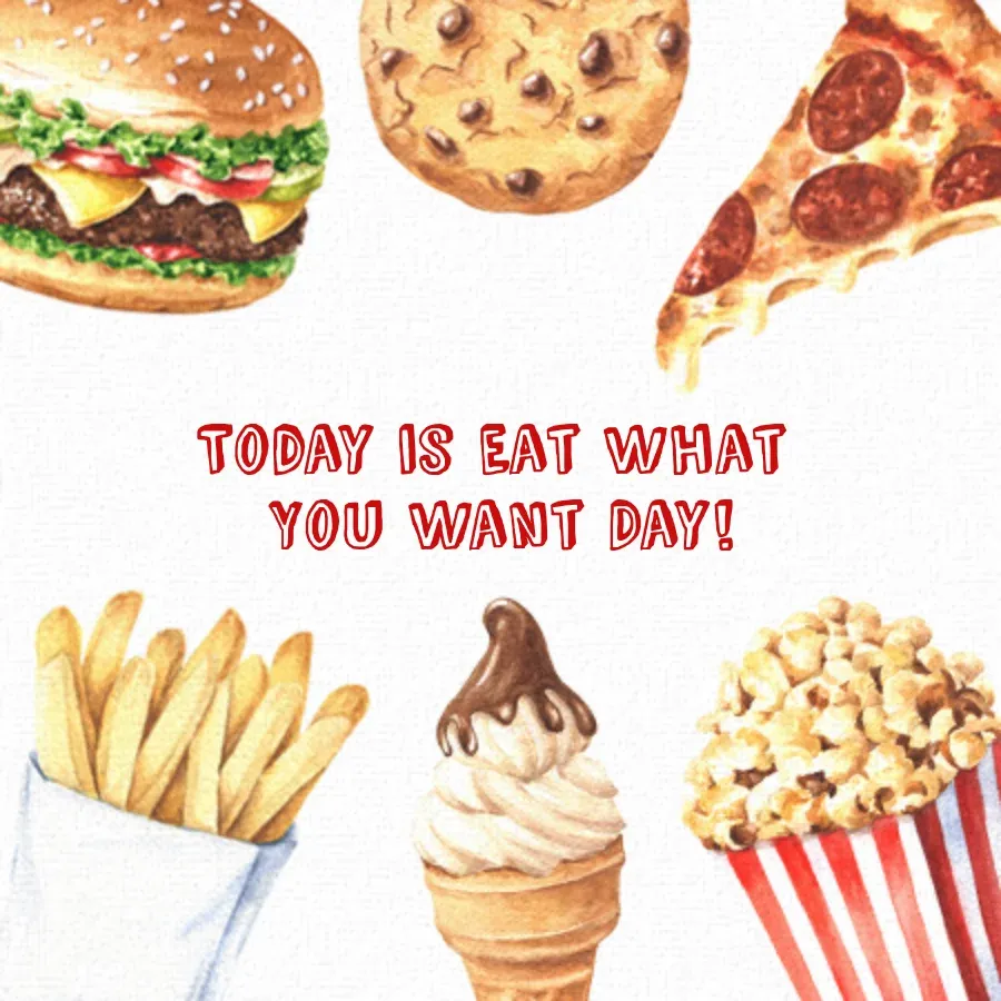 Eat What You Want | May 11 card front