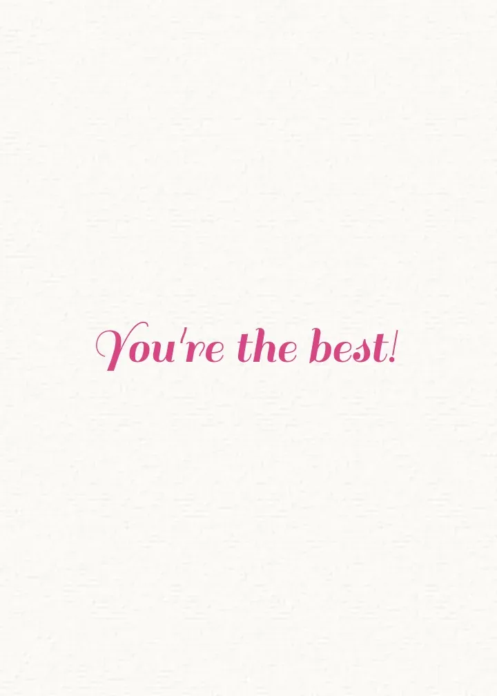 Watercolor Bouquet Thank You card inside right