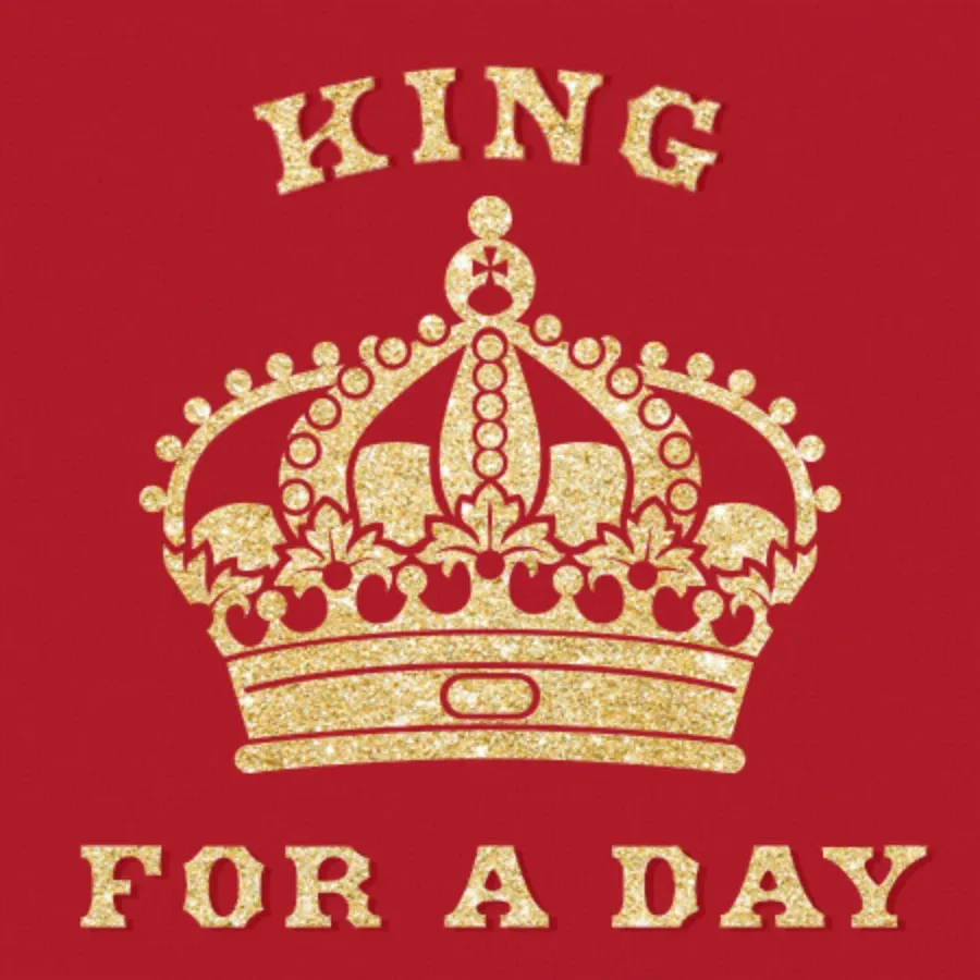King Birthday card front