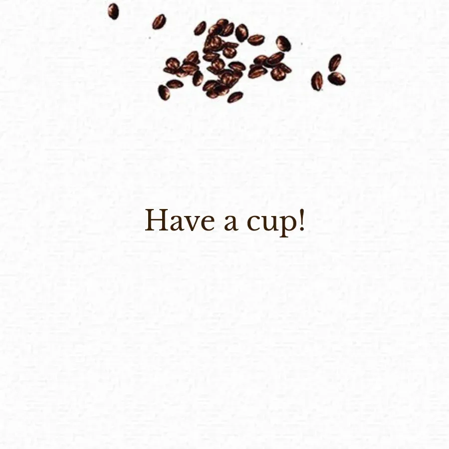 Coffee Bean Trail card inside right