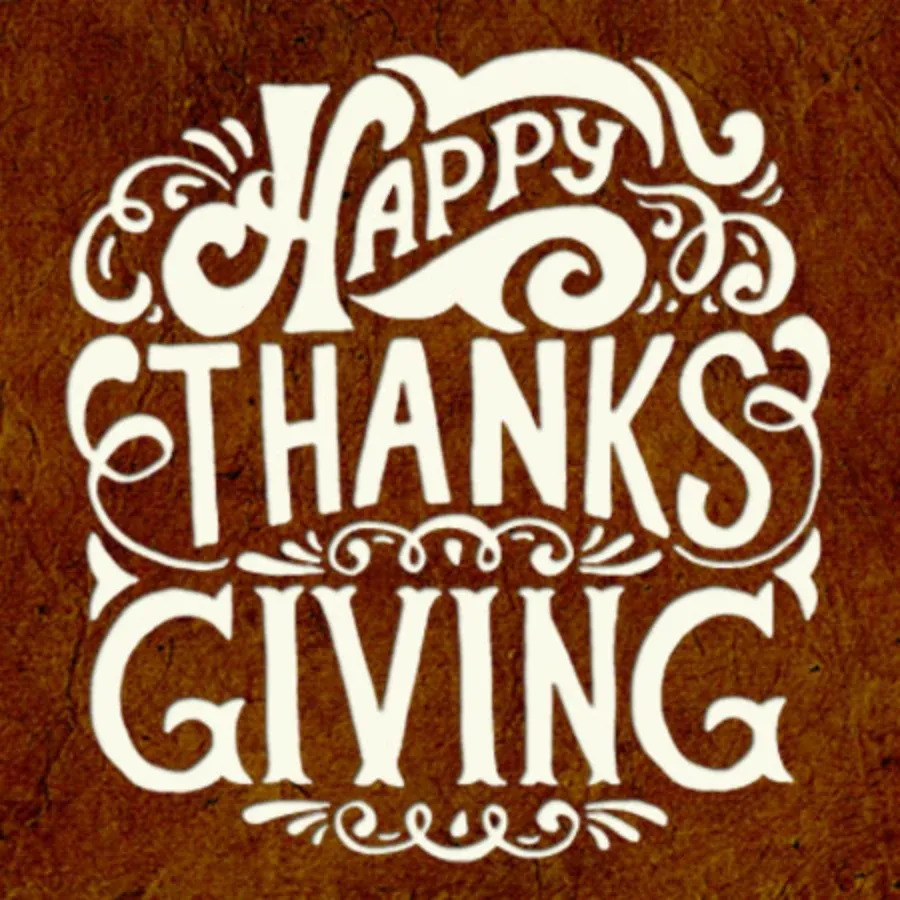 Thanksgiving Wishes card front