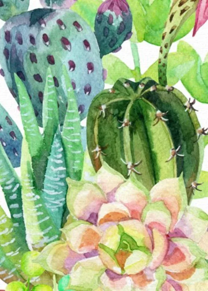 Spring Watering Can card inside left