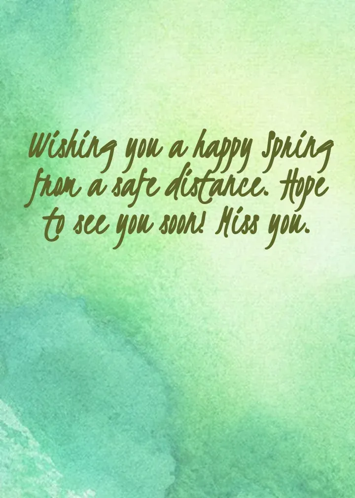 Spring Watering Can card inside right