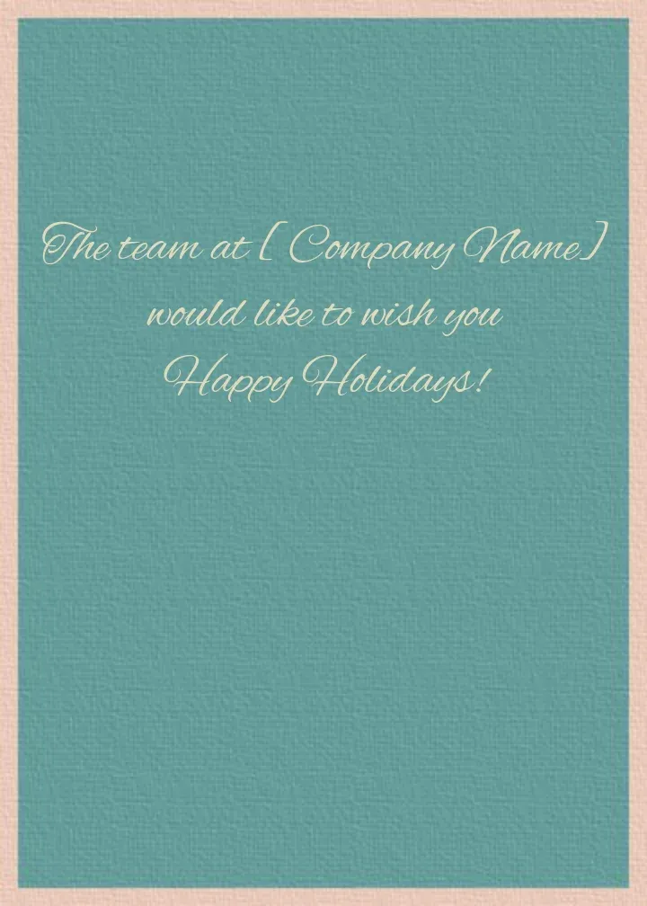 World of Thanks card inside right