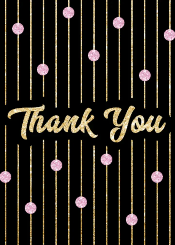 Thank You Dots & Stripes card front