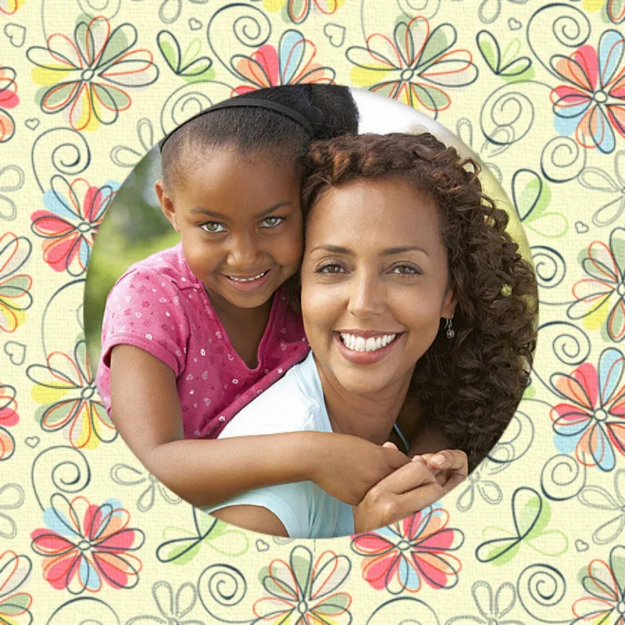 Thank You Photo Circle card front