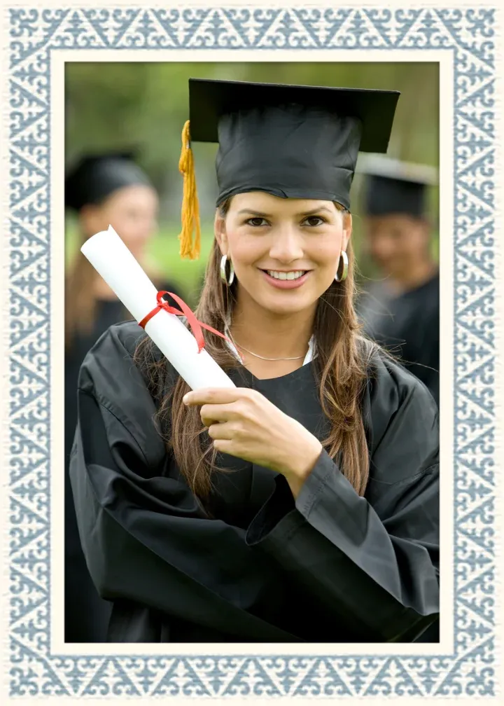 Graduation Photo Frame card front