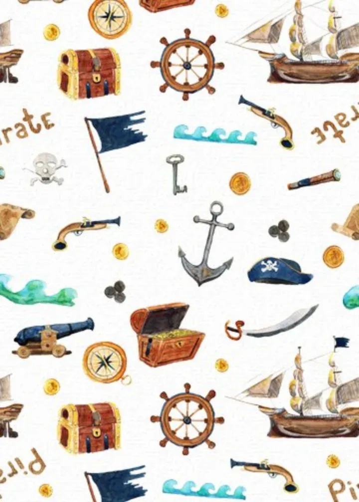 Talk Like a Pirate Day card inside left