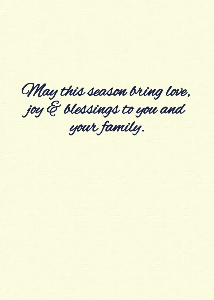 Nativity Angel card inside right