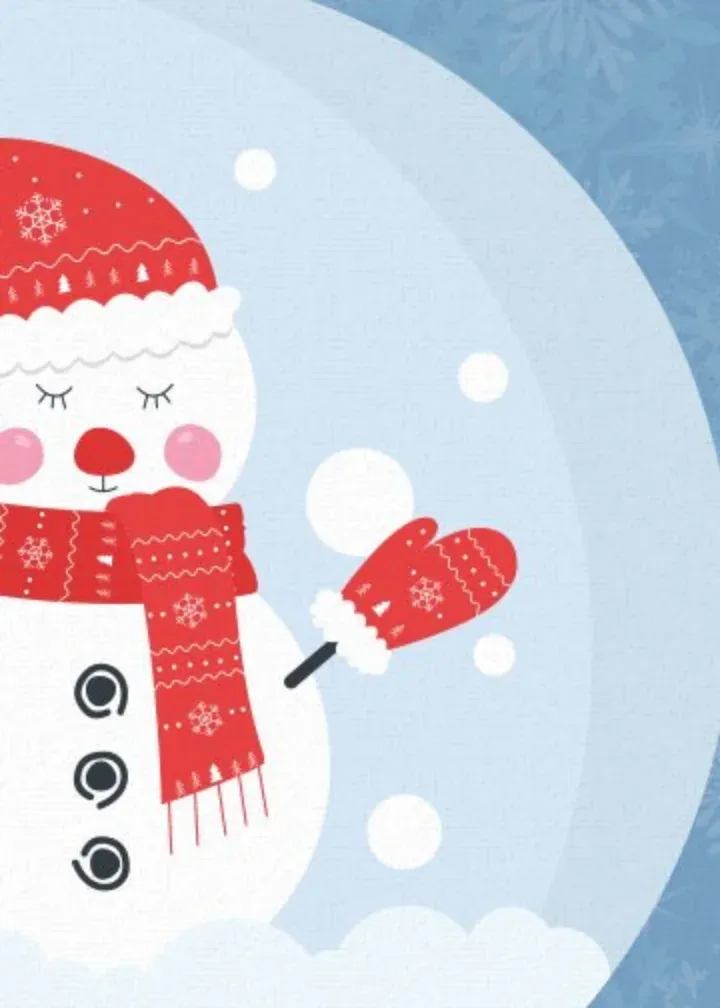 Granddaughter Snowglobe card inside left