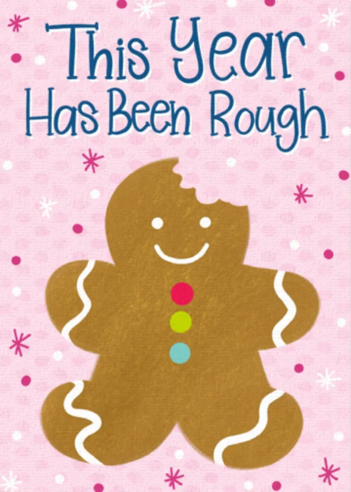 Tough Cookie Thanks card front