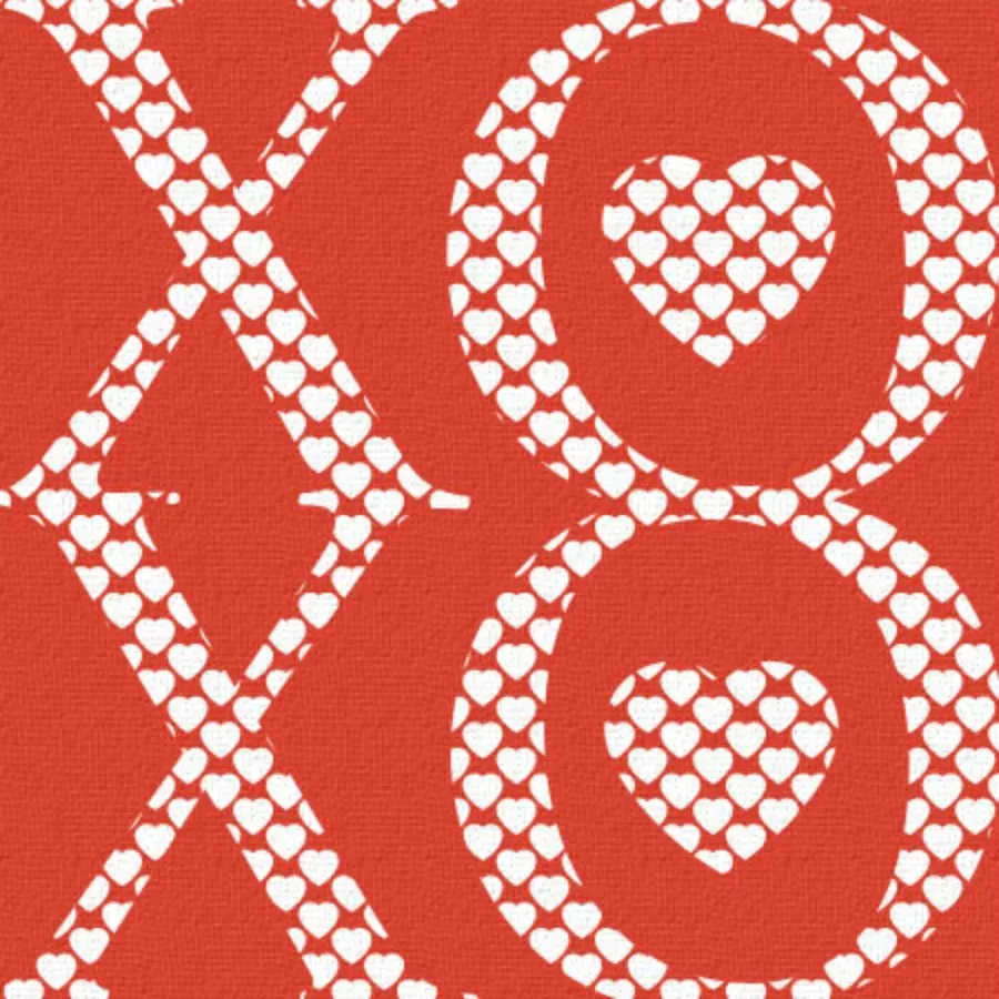 XOXO card front