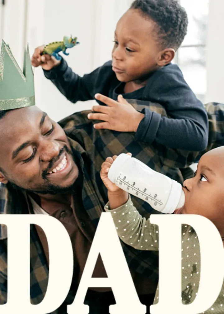 My Dad Photo card front