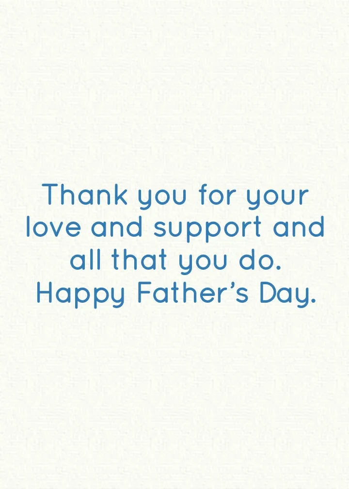 Father's Day Photo Circles card inside right