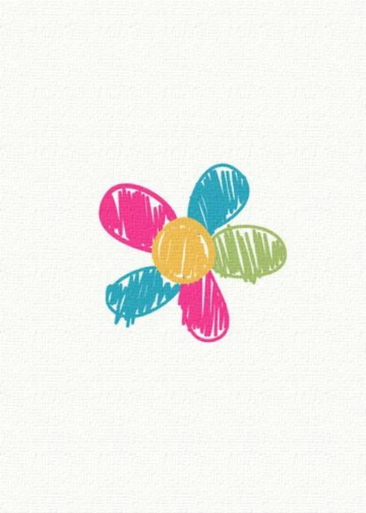 Father's Day Flower card inside left