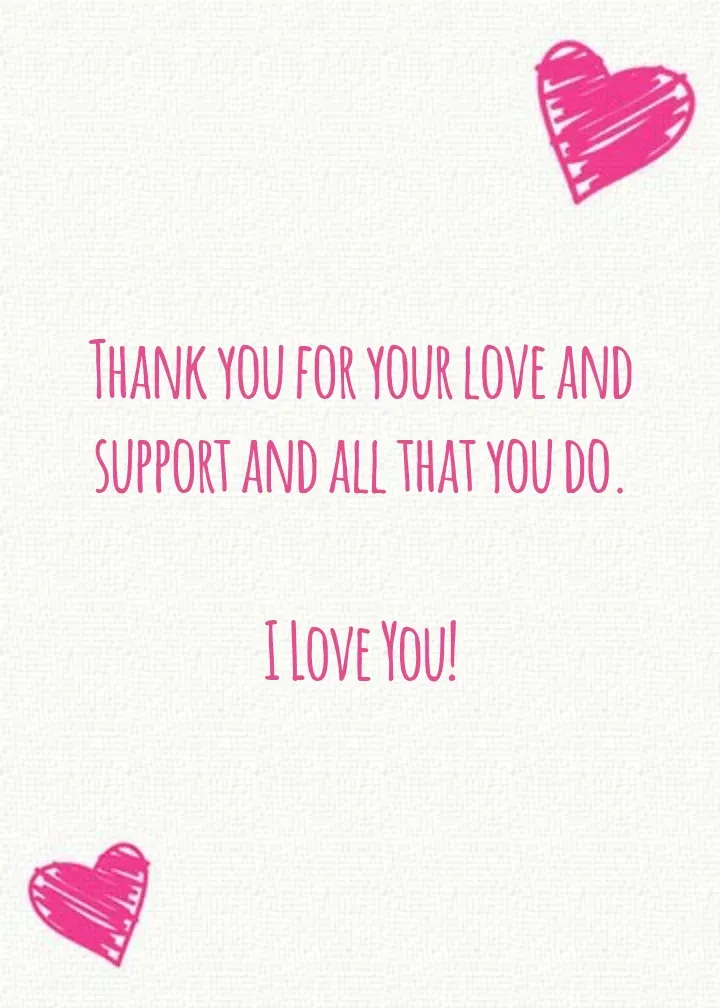 Father's Day Flower card inside right