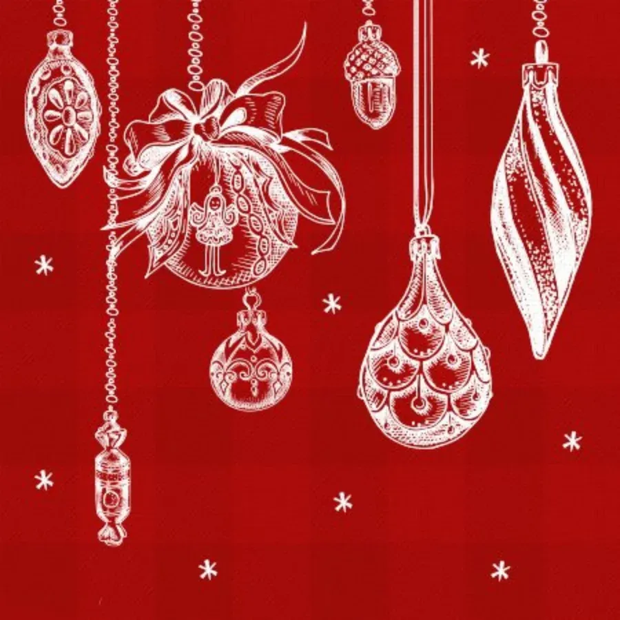 Plaid Season's Greetings card inside left