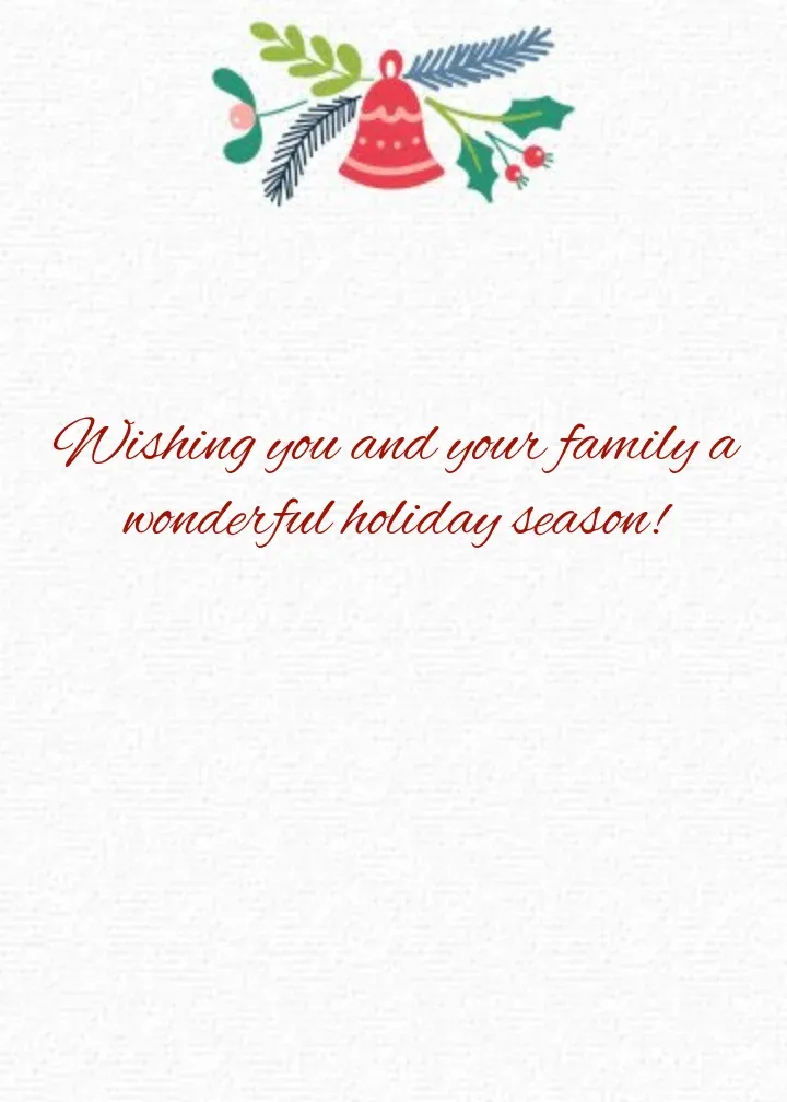 Fancy Reindeer card inside right