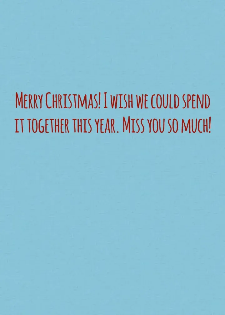 Winter House card inside right