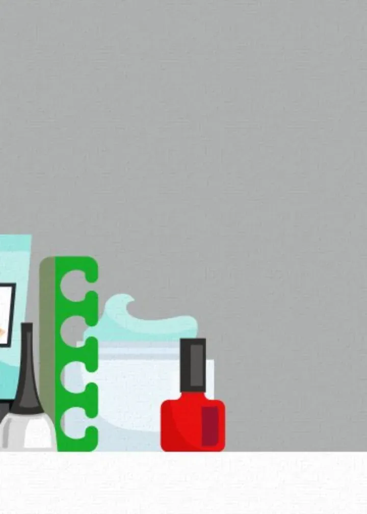 Thank You Nail Salon card inside left