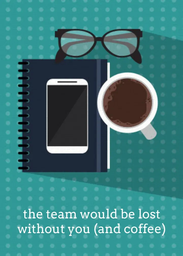 Coworker Holiday Thanks card front