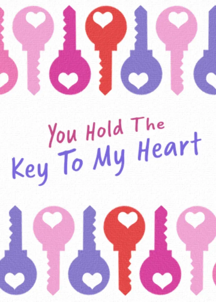 Key to My Heart card front