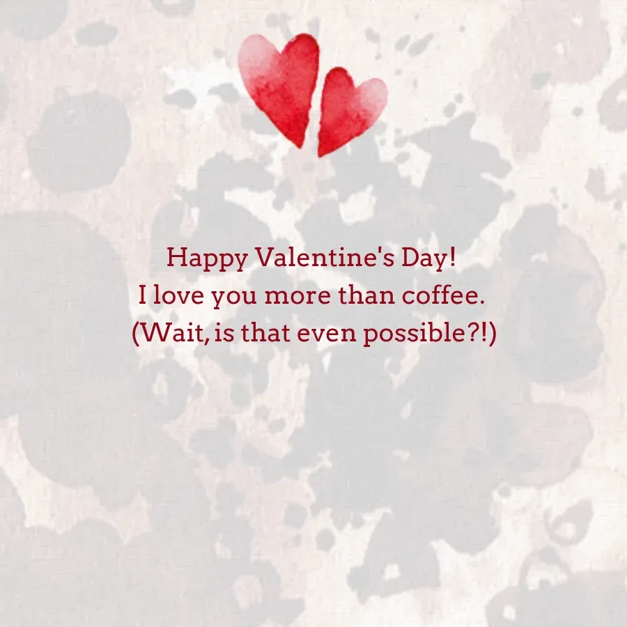 All You Need Is Love And Coffee card inside right