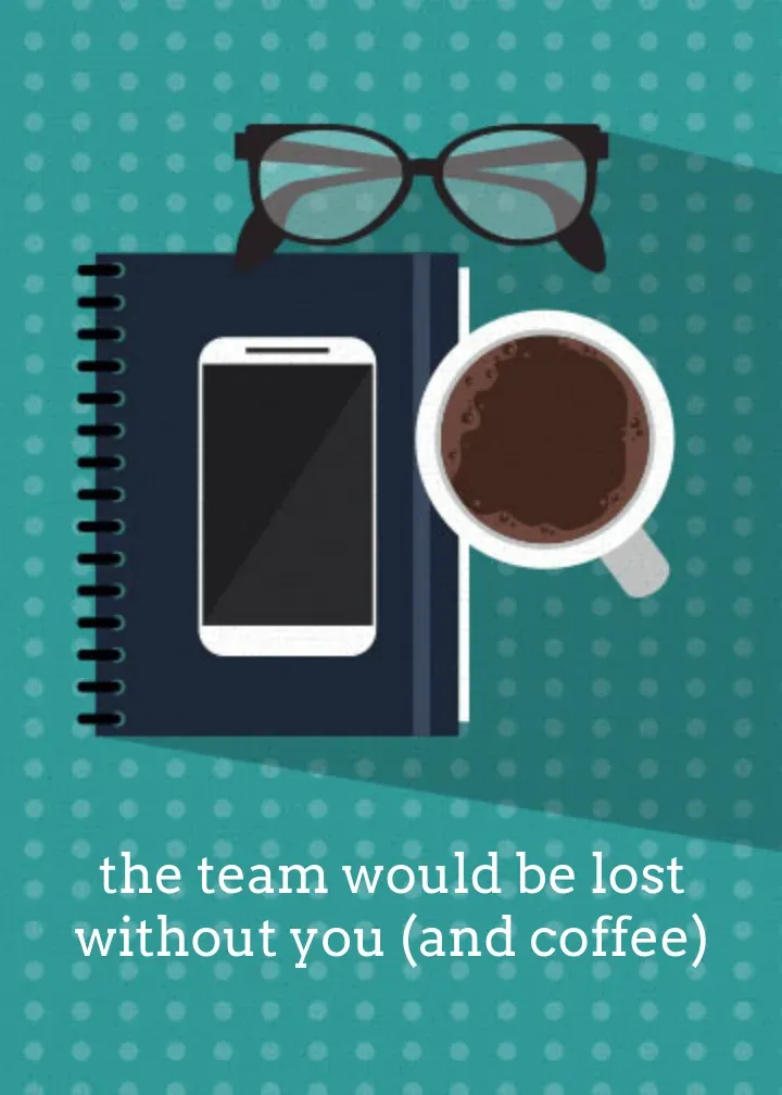 Coworker Holiday Thank You card front