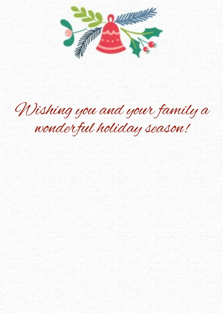 Ornaments Reindeer card inside right