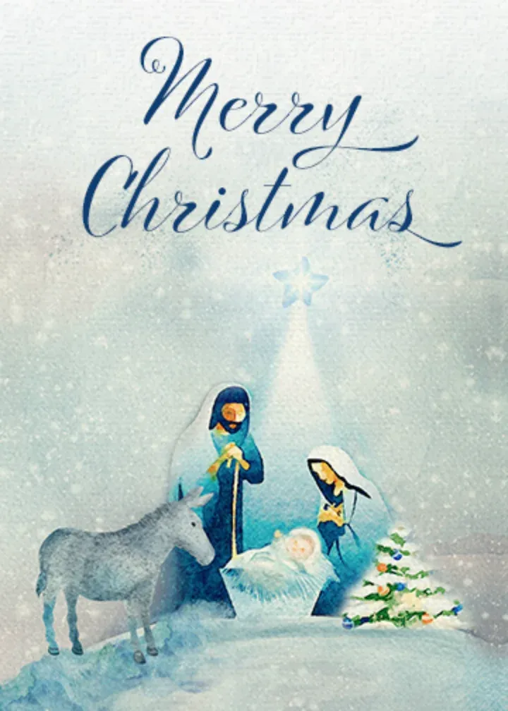 The Holy Family card front