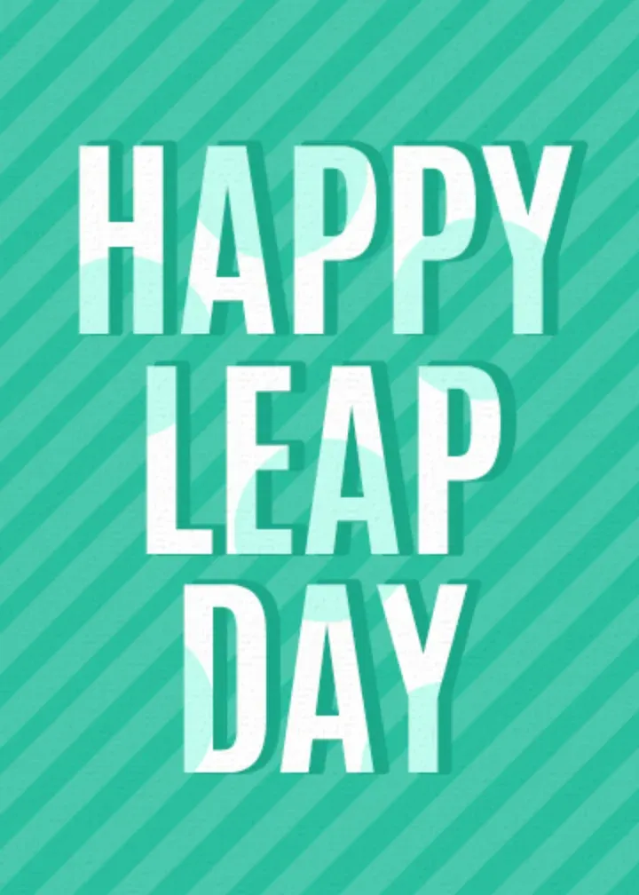 Happy Leap Day card front
