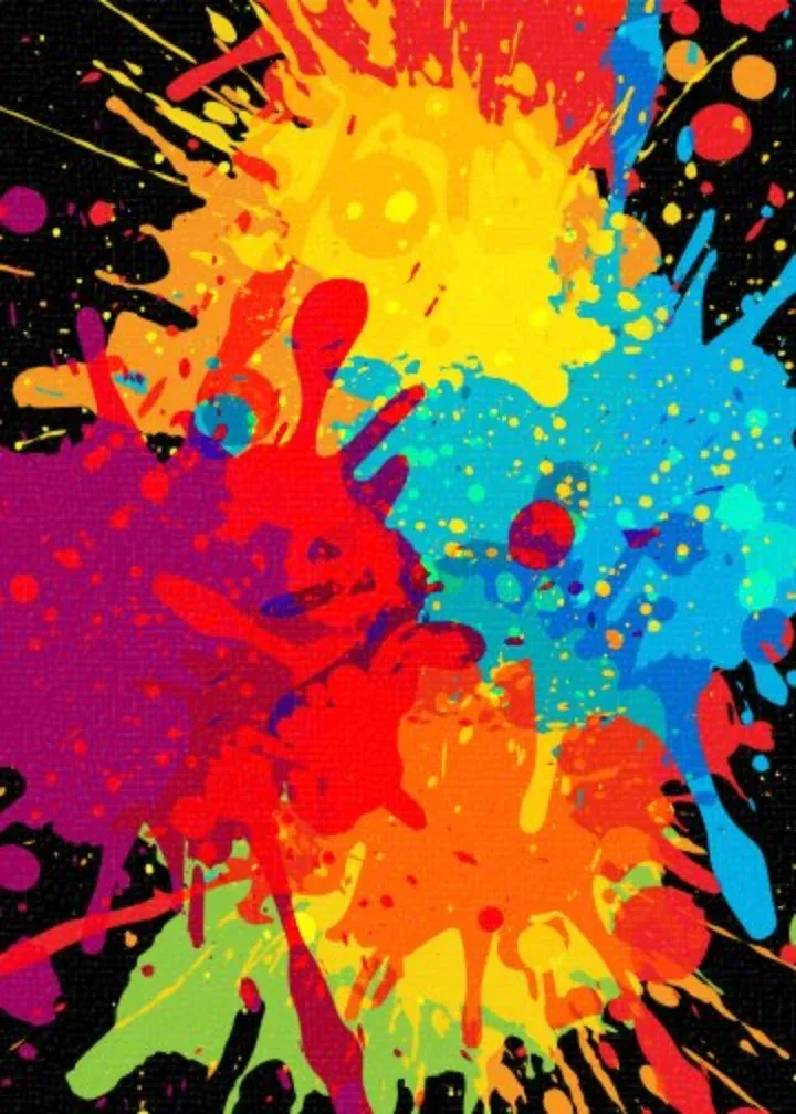 Holi Paint card inside left