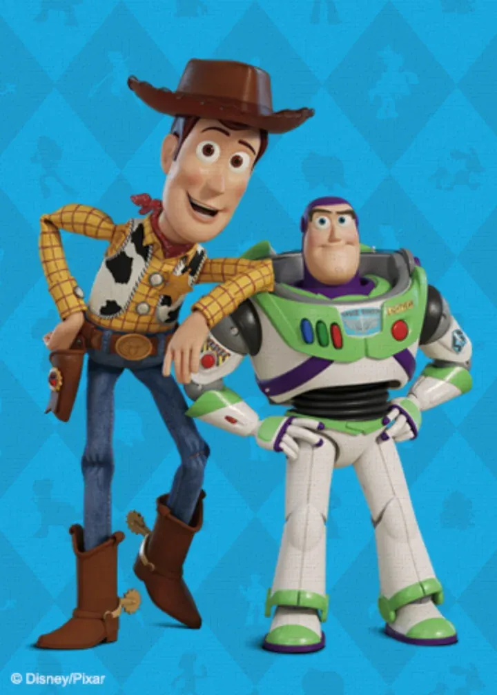 Toy Story Thank You card inside left