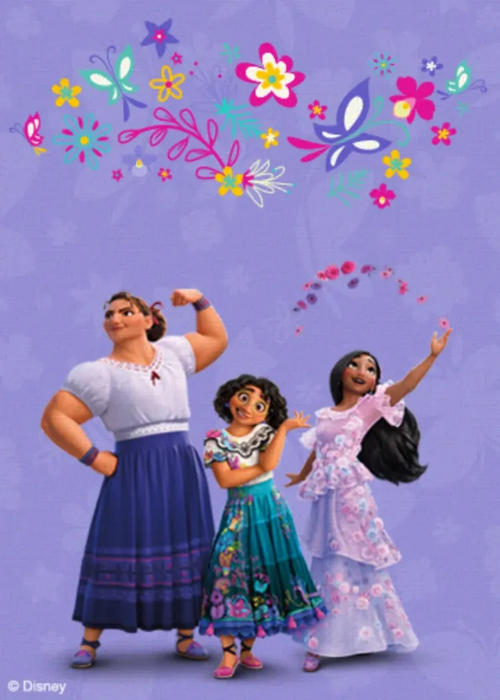 Encanto Birthday Thanks card inside left