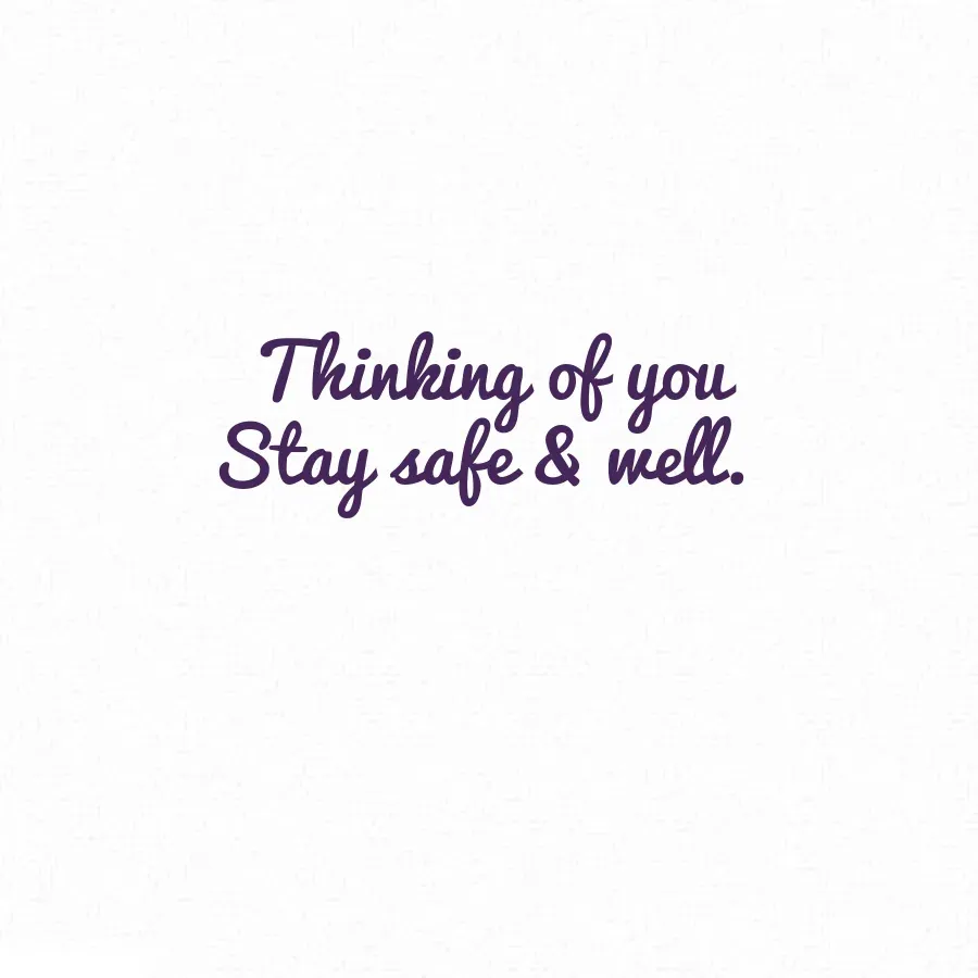 Stay Well Pattern card inside right