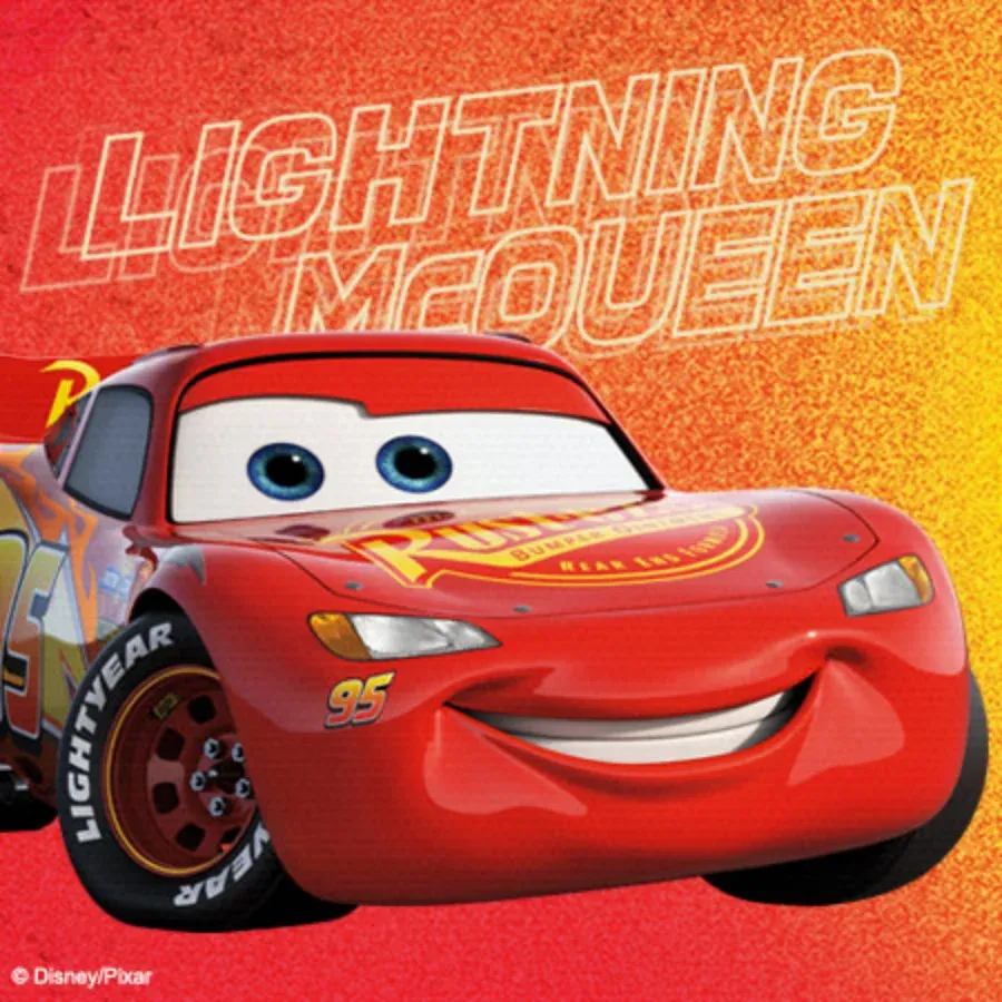 Cars Birthday Thanks card inside left